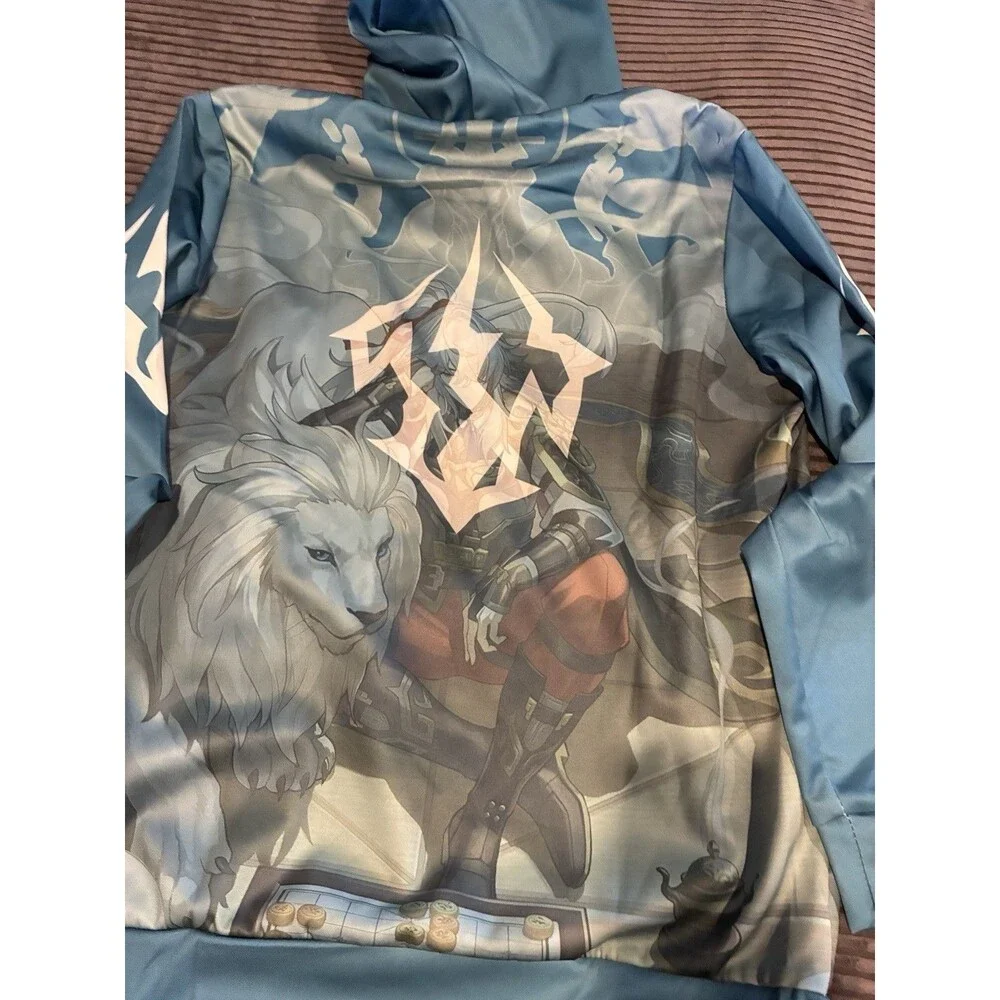 Honkai Star Rail Jing Yuan Hoodie Cosplay Life Anime Pullover Sweatshirt M NWT